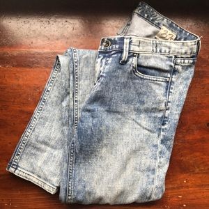 Madewell acid wash 37s skinny jeans Size 25